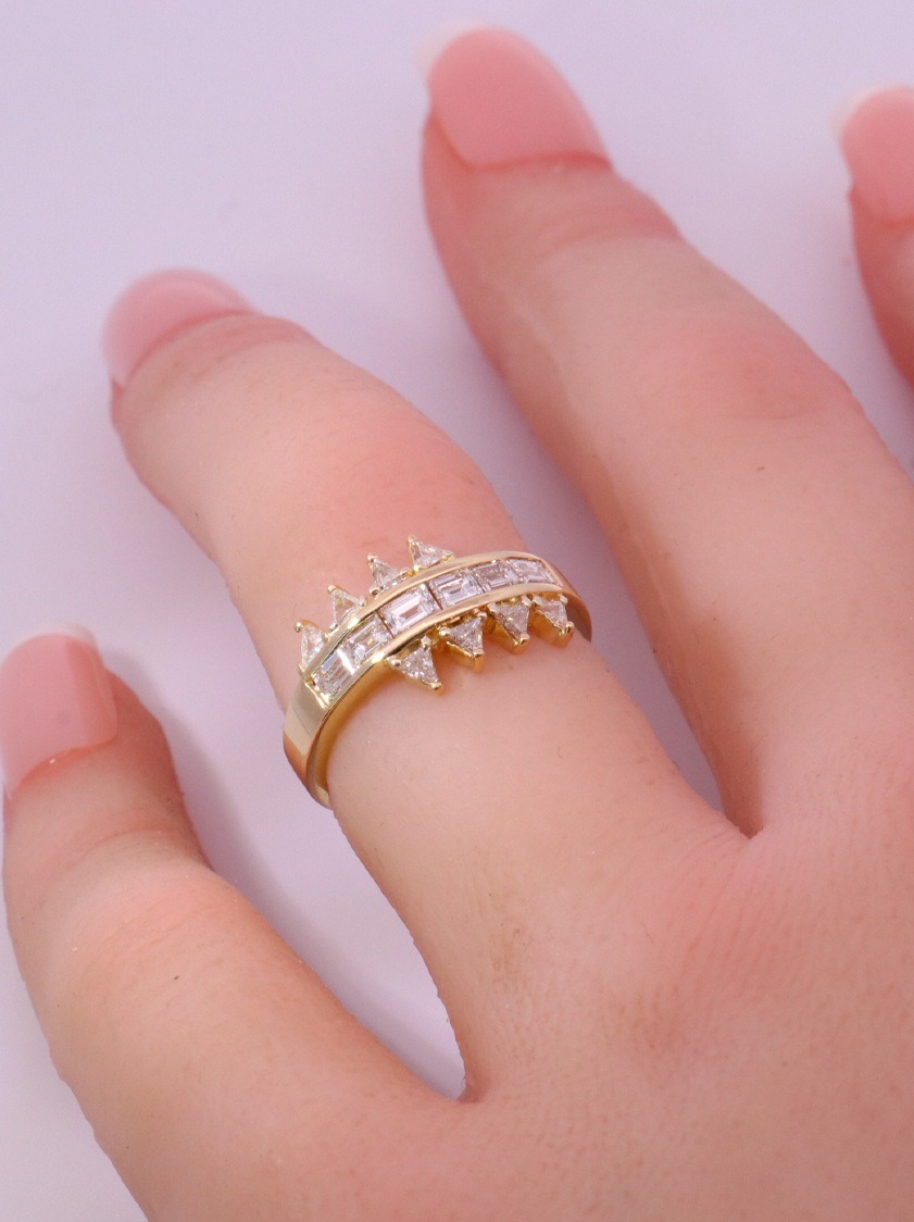 14K Yellow Gold Diamond Ring – SW13112